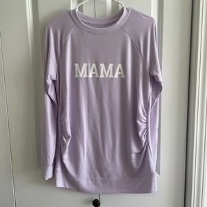 A.Glow Maternity "MAMA" Long Sleeve Top